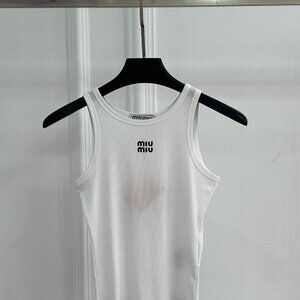 Miu Miu - White Vest, Women's Size L